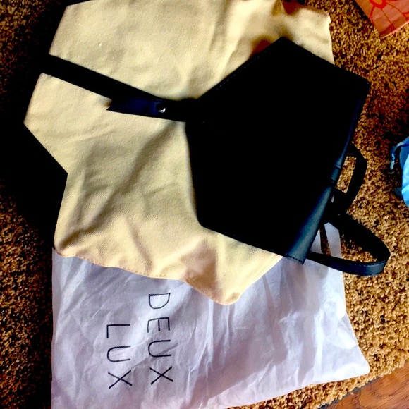 DEUX LUX backpack with black vegan leather trim - Picture 7 of 10